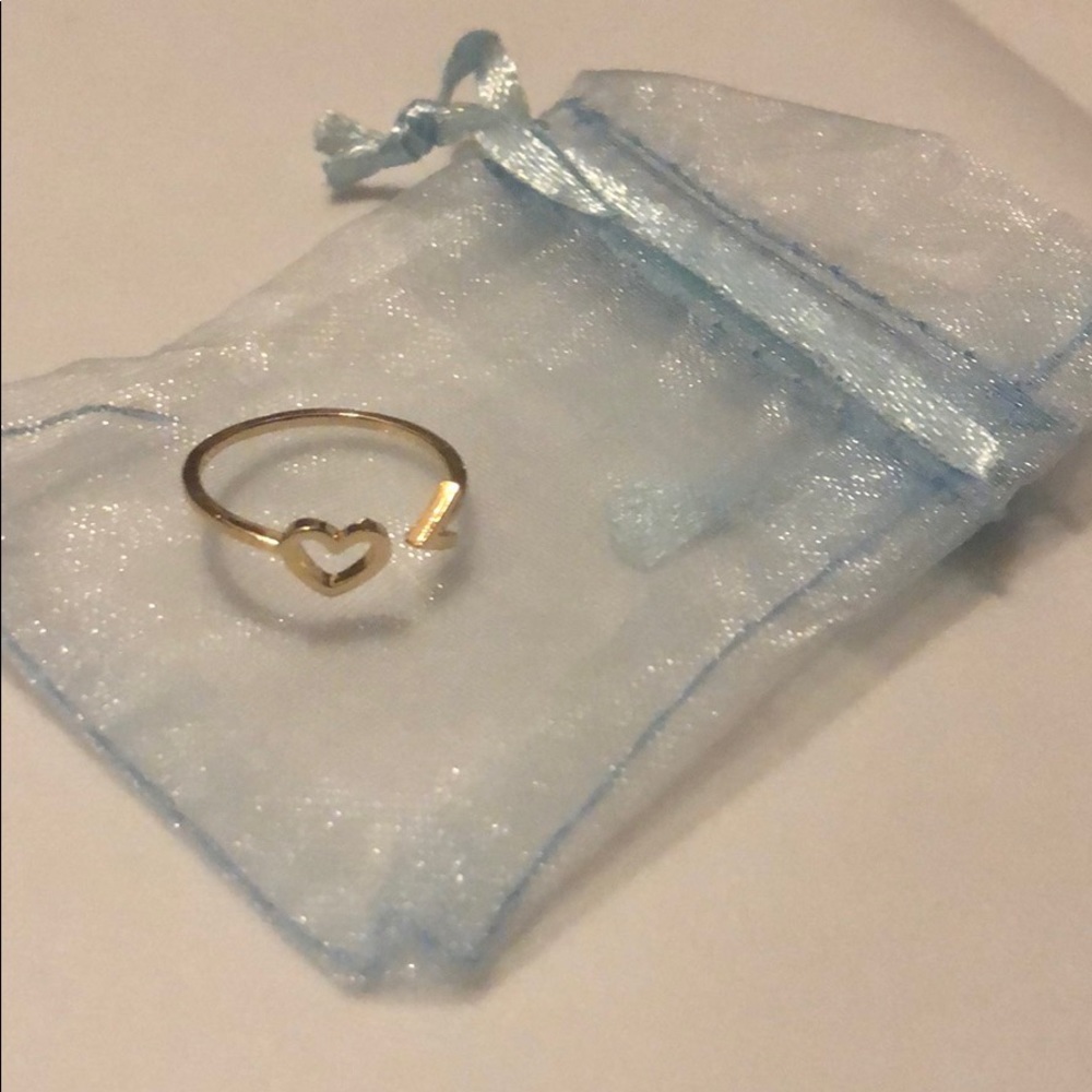 ✨ NEW Gold Heart Arrow Travel Long Distance Ring - Picture 8 of 8